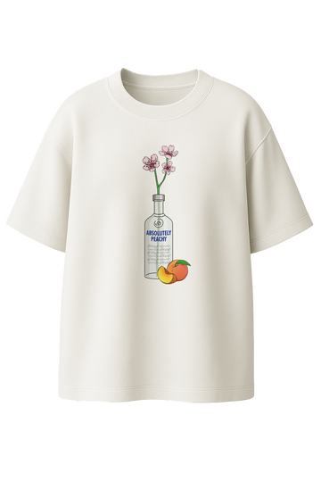 Absolutely Peachy Unisex Oversized T-shirt