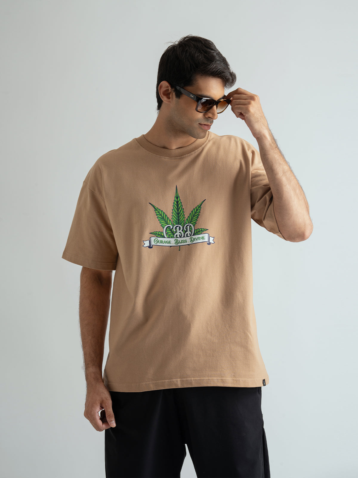 Courage , Bliss , Divine UNISEX Oversized T-shirt