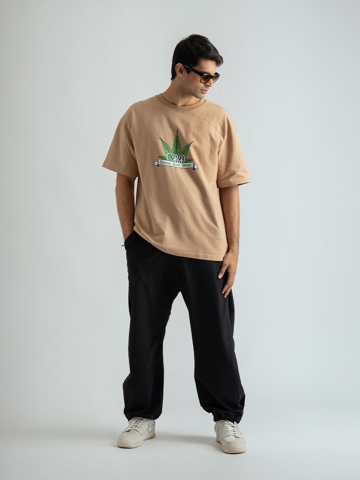 Courage , Bliss , Divine UNISEX Oversized T-shirt