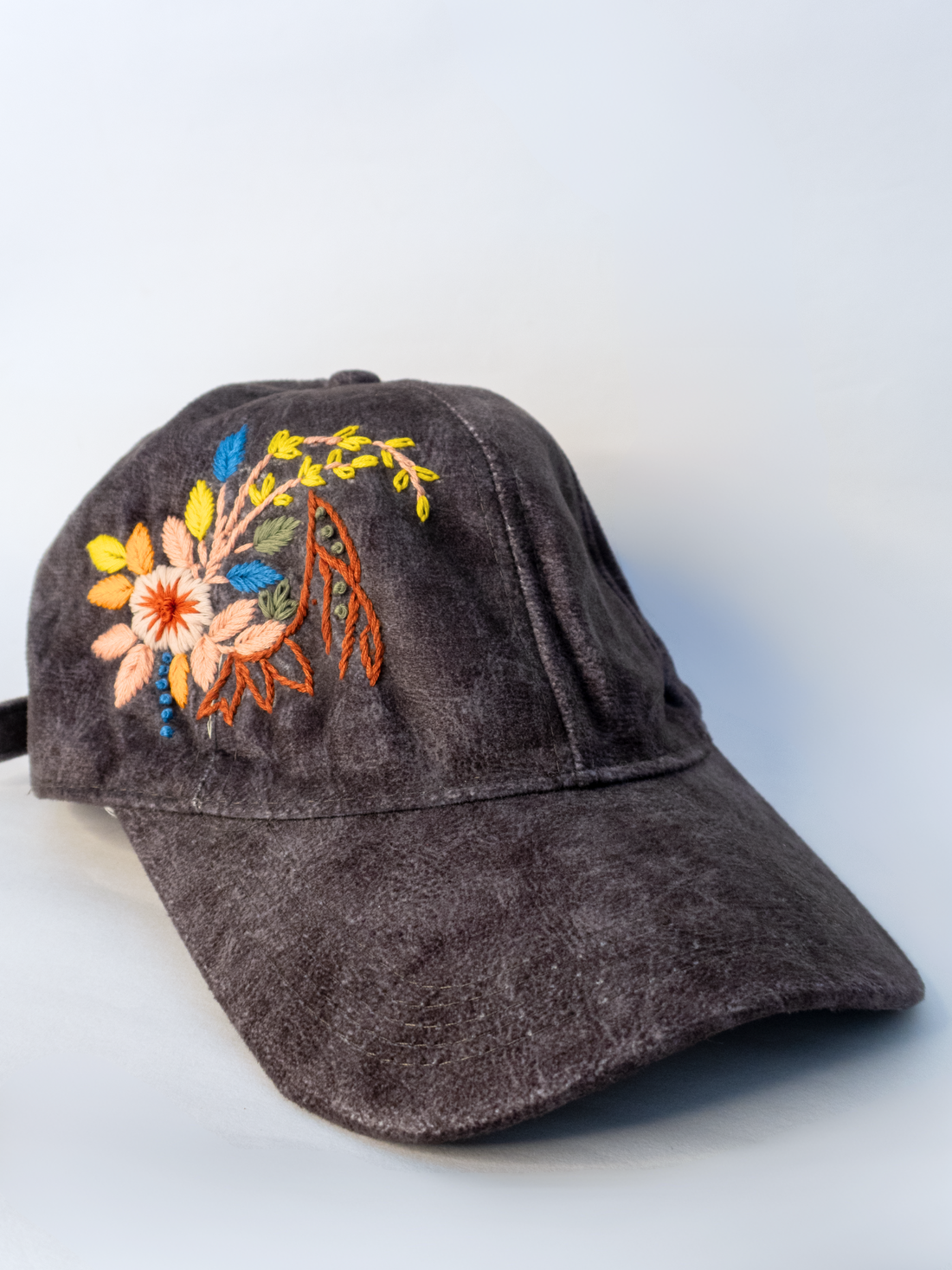 Ash Acid Wash Denim Cap