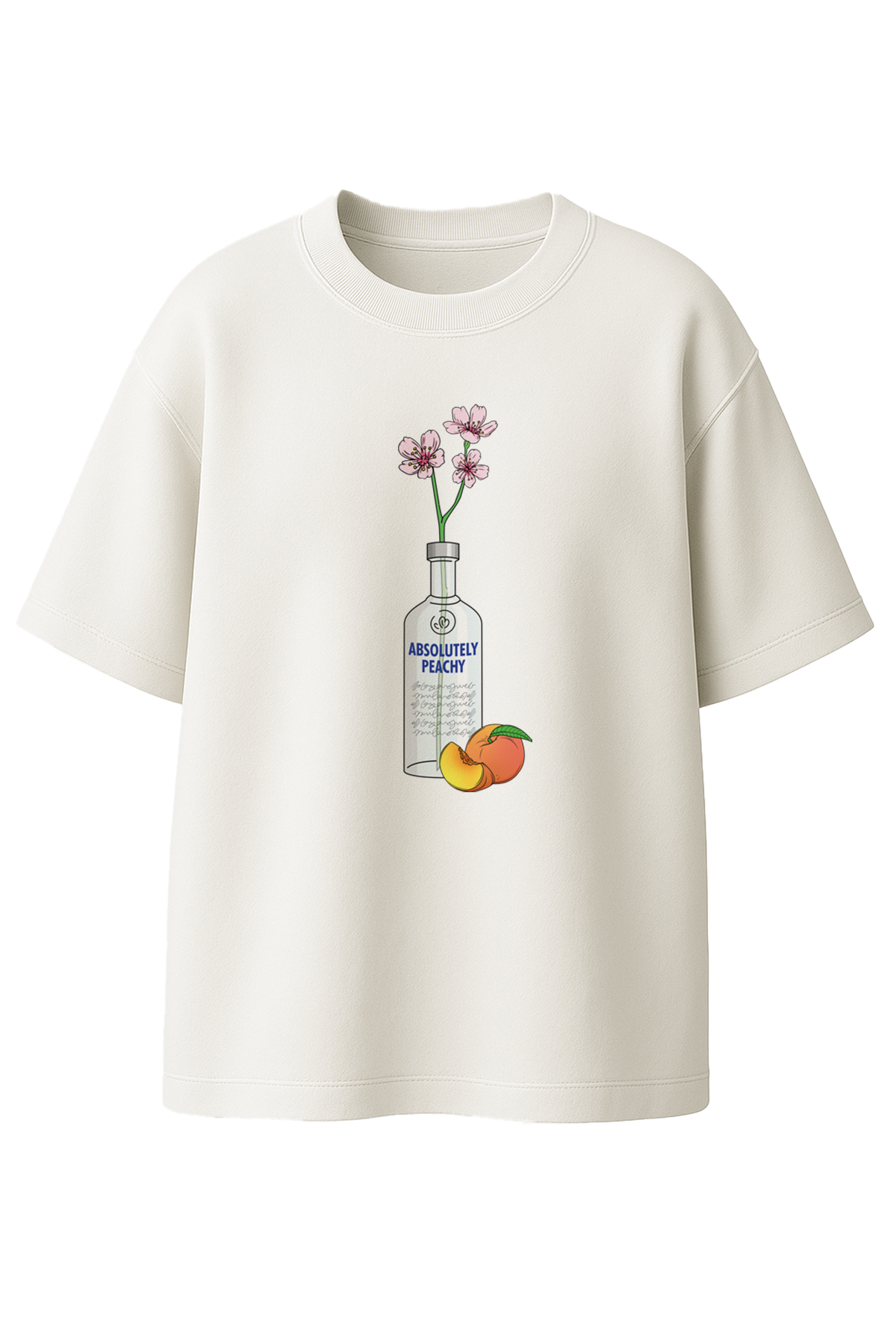 Absolutely Peachy Unisex Oversized T-shirt