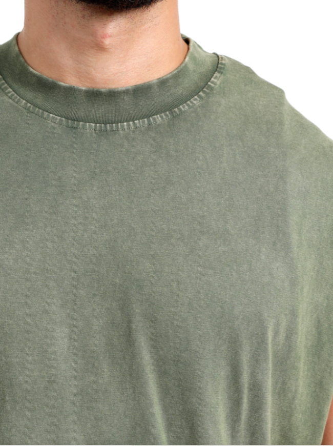 Blue Racer Drop-Shoulder Acid Wash Tee