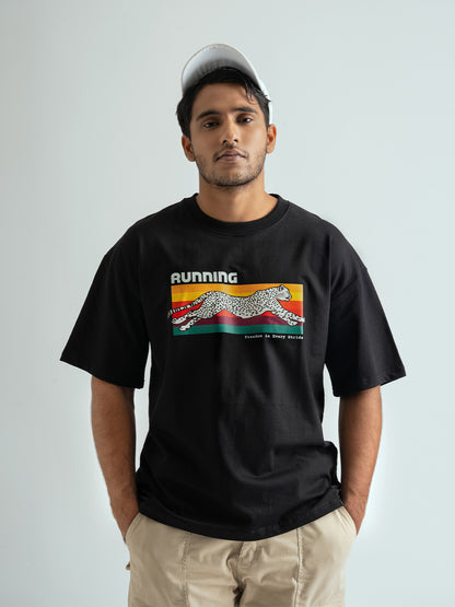 Running Cheetah UNISEX Oversized T-shirt