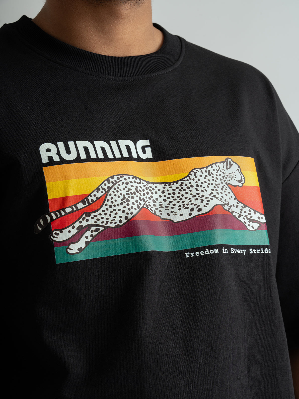 Running Cheetah UNISEX Oversized T-shirt