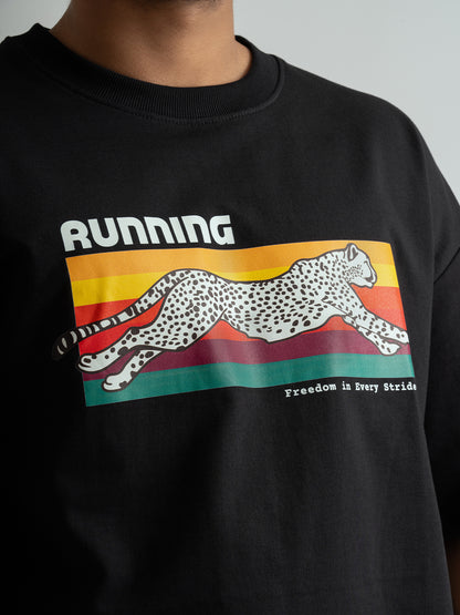 Running Cheetah UNISEX Oversized T-shirt