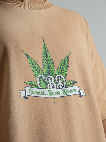 Courage , Bliss , Divine UNISEX Oversized T-shirt