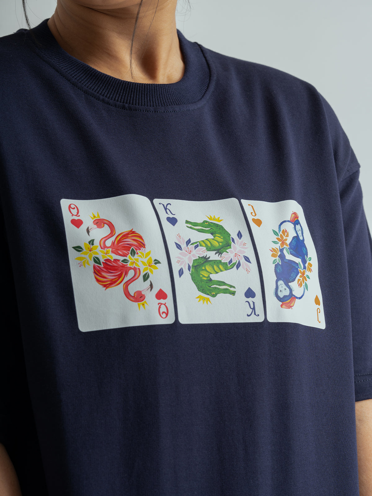 Suite Of Hearts Unisex Oversized T-shirt