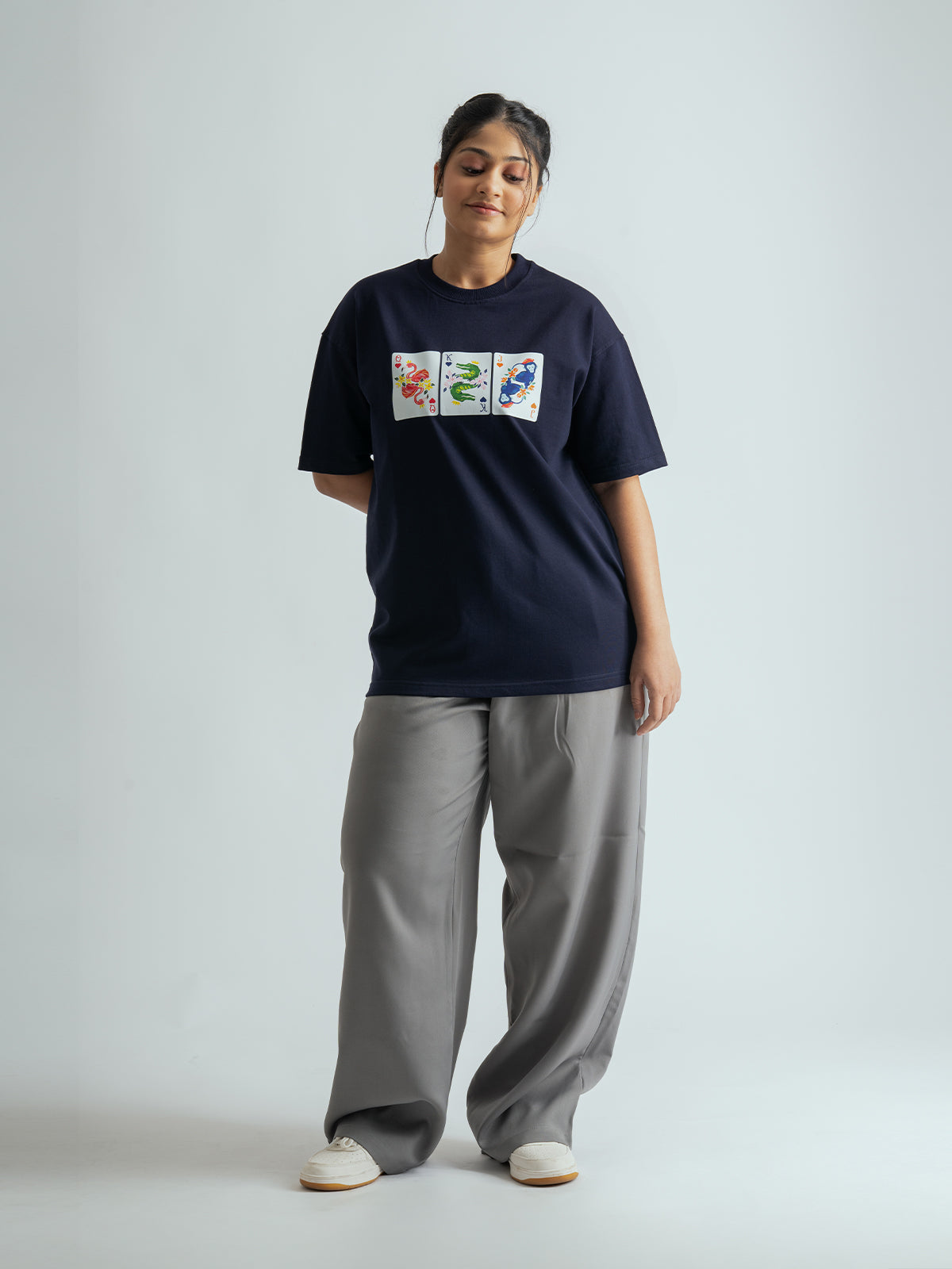 Suite Of Hearts Unisex Oversized T-shirt