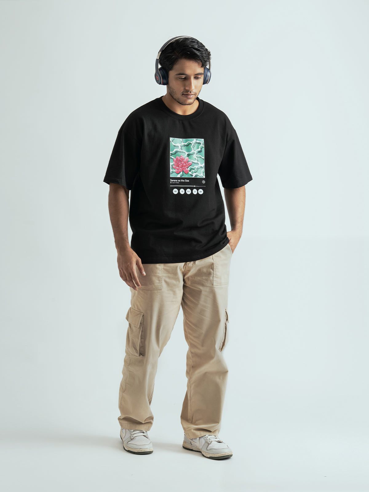 Serene as the Sea Unisex Oversized T-shirt