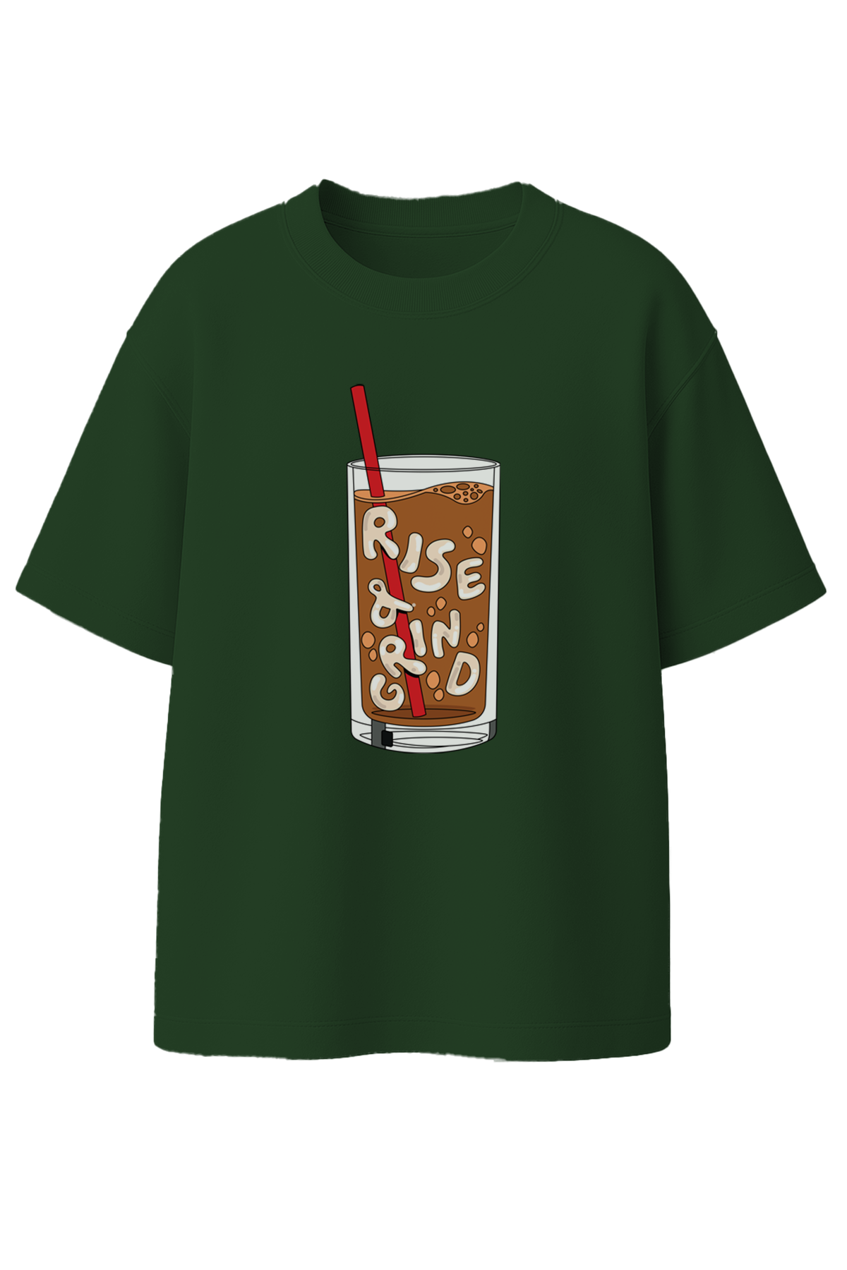 Rise and Grind Unisex Oversized T-shirt